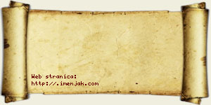 Jasmina Manojlović vizit kartica